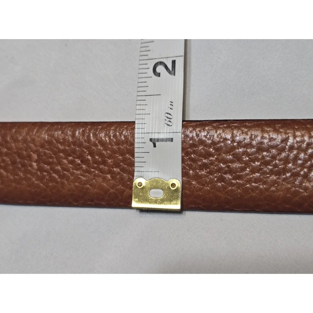 i santi Genuine Italian Leather Textured Brown Belt Fits 36-38